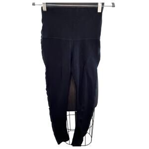 Emily HSU Designs Black High Waist Womens Leggings Side Panel Size M Medium